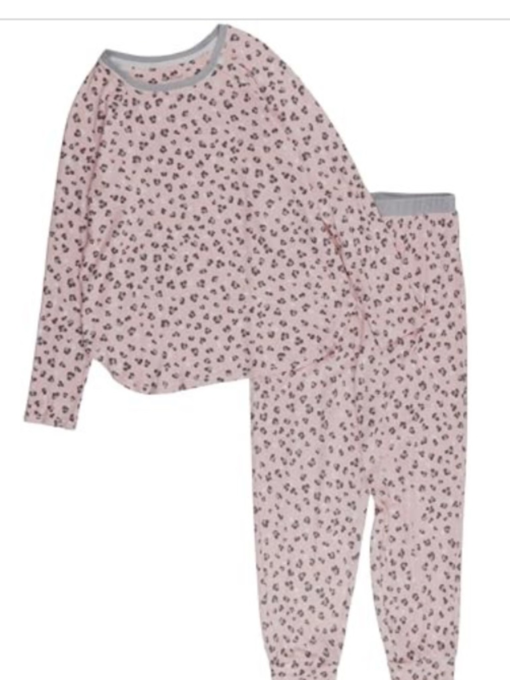 Brushed Sweater Knit Long Sleeve Pajama Set